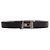 Cintura reversibile Constance H in Epsom e Swift nera di Hermès Taupe