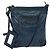 Borsa a spalla piatta classica in pelle blu BALENCIAGA Auth bs24746