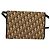 Borsa a spalla in tela Trotter Christian Dior marrone oro Auth 118537 D'oro - vista 2