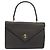 BALLY Bolsa de mão acolchoada de couro cinza dourado Auth BA1327 Marrom - vista 13