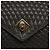 BALLY Bolsa de mão acolchoada de couro cinza dourado Auth BA1327 Marrom - vista 9