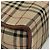 Bolsa de mão em canvas bege com estampa Nova Check da BURBERRY Auth 120347 - vista 10