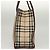 Bolsa de mão em canvas bege com estampa Nova Check da BURBERRY Auth 120347 - vista 3