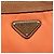 PRADA Schultertasche Nylon Orange Silber Authentisch bs24487 - Ansicht 17