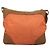 PRADA Schultertasche Nylon Orange Silber Authentisch bs24487 - Ansicht 2