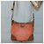 PRADA Schultertasche Nylon Orange Silber Authentisch bs24487 - Ansicht 23