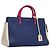SAINT LAURENT Cabas Rive Gauche Borsa a mano in pelle blu GNR400413 Auth bs24669