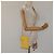 LOUIS VUITTON Pochette Kenmare Monogram Vernis Gialla M91060 LV Auth ti2982 Giallo - vista 21
