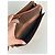 Triomphe Céline Vintage Celine Paris Leder-Clutch braun - Ansicht 6