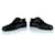 Saint Laurent, Derby con lacci in vernice e camoscio Nero - vista 6