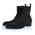 Stivaletti glitter neri Alexander McQueen Nero
