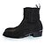Stivaletti glitter neri Alexander McQueen Nero - vista 2