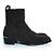 Stivaletti glitter neri Alexander McQueen Nero - vista 4