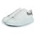 Alexander McQueen, tênis oversized Larry Prata Branco