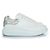 Alexander McQueen, tênis oversized Larry Prata Branco - vista 4