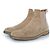 Autre Marque Botas Chelsea de ante beige Common Projects