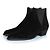 Botas Chelsea de ante Dakota Saint Laurent, París Negro