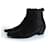 Saint Laurent, Wyatt suede Chelsea boots in black  ref.2190914