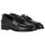Mocassini Slip on Lanvin in pelle nera - vista 4