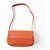 Hermès Borsa a spalla Hermes Sac Colorado PM Vache Liege/Toile Chevron Arancione - vista 5