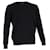 Apc A.P.C. Rundhals-Pullover aus schwarzer Wolle  - Ansicht 1