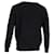 Apc A.P.C. Rundhals-Pullover aus schwarzer Wolle  - Ansicht 3