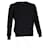 Apc A.P.C. Rundhals-Pullover aus schwarzer Wolle  - Ansicht 4