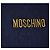 Sciarpa Moschino in lana nera con logo giallo Nero - vista 3