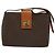 Céline Borsa a spalla in tela Macadam CELINE in pelle PVC marrone oro Auth 120373 D'oro - vista 13