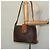 Céline Borsa a spalla in tela Macadam CELINE in pelle PVC marrone oro Auth 120373 D'oro - vista 23