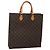 LOUIS VUITTON Borsa Sac Plat Monogram M51140 LV Auth 119745 Monogramma