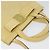 Salvatore Ferragamo Vala Hand Bag Suede Beige Gold Auth BA1438 Golden - view 6