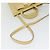 Salvatore Ferragamo Vala Hand Bag Suede Beige Gold Auth BA1438 Golden - view 9