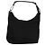 Borsa a mano GUCCI in nylon nero argento 000 0601 Auth ep8657
