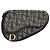 Pochette in tela Trotter Christian Dior blu navy oro Auth 120108 D'oro - vista 13