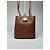 Vintage Courreges Leder Eimer Tasche braun - Ansicht 13