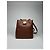 Vintage Courreges Leder Eimer Tasche braun - Ansicht 7