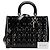 Dior Nero Grande Patente Cannage Lady Dior - vista 12