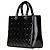 Dior Nero Grande Patente Cannage Lady Dior - vista 2