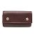 Hermès Hermes Serie Chevre Leather Key Case in Wine Dark red
