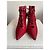 Bottines Miu Miu en cuir rouge - vue 2