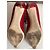 Bottines Miu Miu en cuir rouge - vue 6
