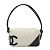 Borsa a spalla Chanel Cambon Line Coco Mark Pouch Nero Bianco - vista 2