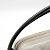 Borsa a spalla Chanel Cambon Line Coco Mark Pouch Nero Bianco - vista 6