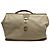 VINTAGE YVES SAINT LAURENT BEIGE MONOGRAMM CANVAS REISETASCHE