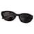Lunettes de soleil Yves Saint Laurent œil de chat noires  - vue 1