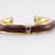 Hermès Hermes Gold Plated and Leather Bangle Brown Golden  - view 5