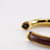 Hermès Hermes Gold Plated and Leather Bangle Brown Golden  - view 6