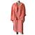 Chanel Leinenkleid und Jacke Set Orange 46FR