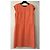 Chanel Leinenkleid und Jacke Set Orange 46FR - Ansicht 15